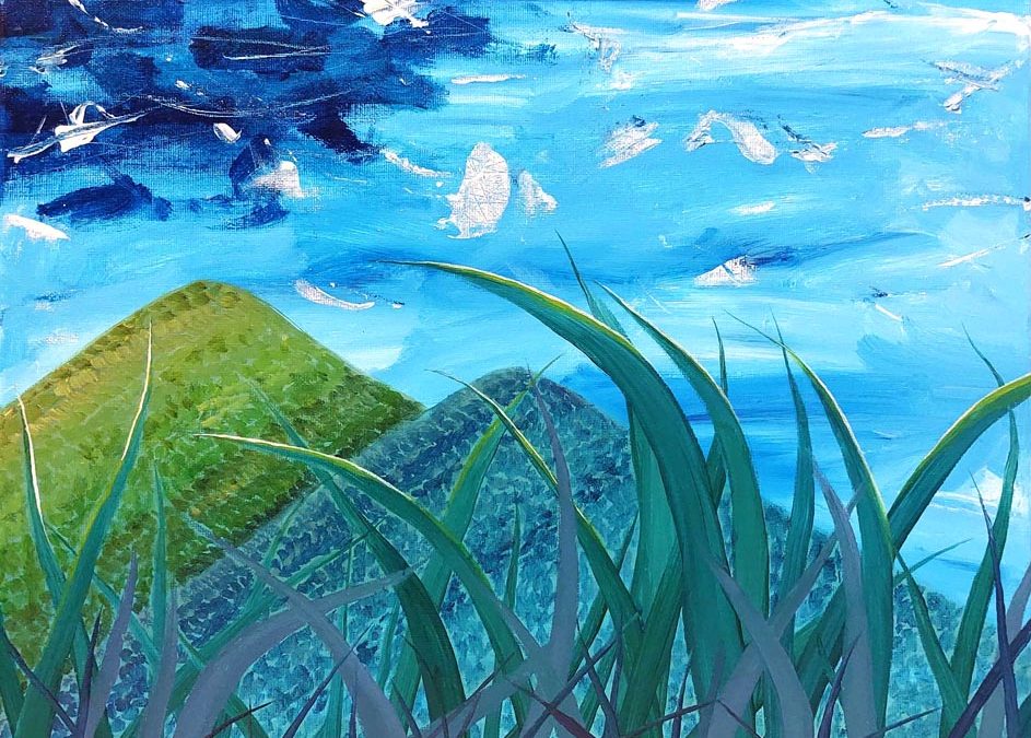 Grass of The Field 40.5×50.5cm Acrylic on canvas